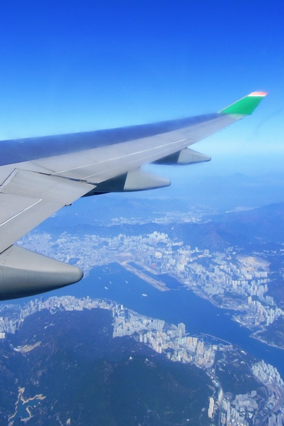 香港的上空